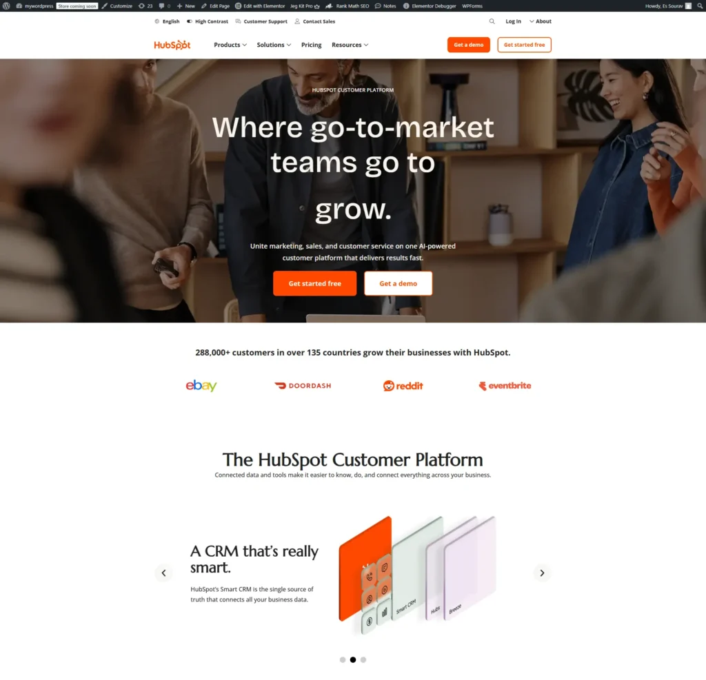 Image of Hubspot in newbsourav